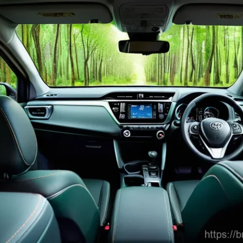 토요타 라브4 하이브리드와 테슬라 모델 Y 비교 - **Prompt: Serene Family Adventure with Toyota RAV4 Hybrid**
    A vibrant, sun-drenched image of a d...